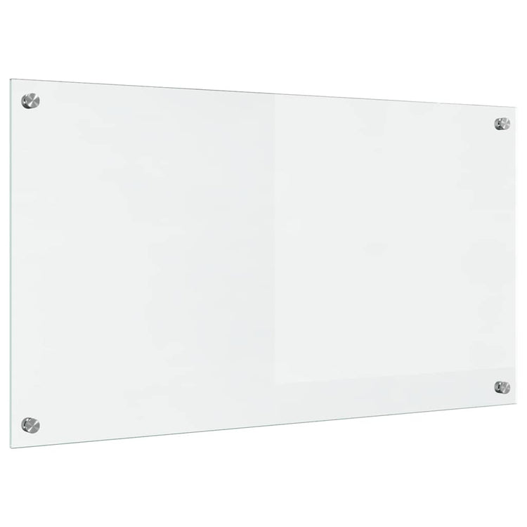 VidaXL paroi arrière de cuisine transparent 90 x 50 cm verre trempé