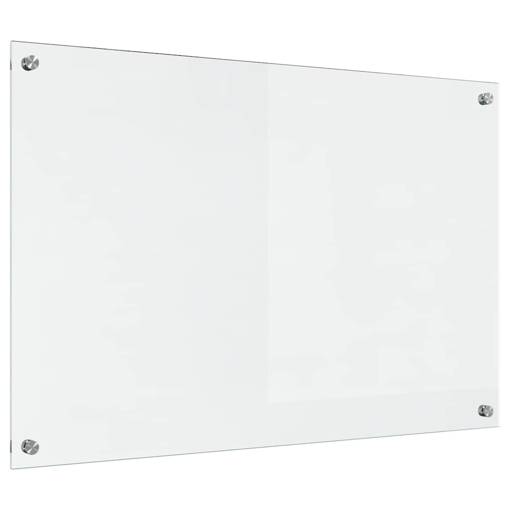 Vidaxx paroi arrière de cuisine transparente 90 x 60 cm verre trempé