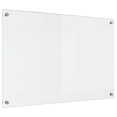 Vidaxx paroi arrière de cuisine transparente 90 x 60 cm verre trempé