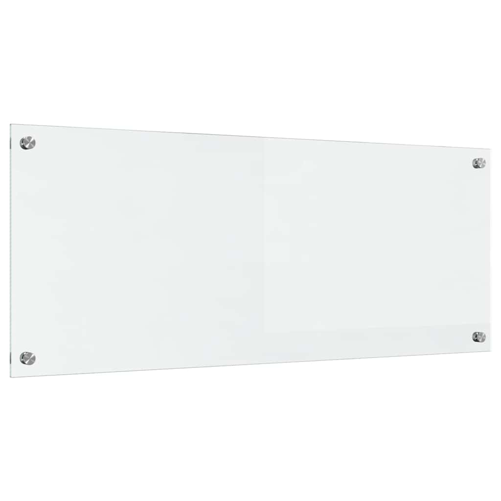 Vidaxx paroi arrière de cuisine transparente 100 x 40 cm verre trempé
