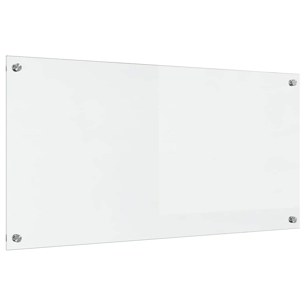 Vidaxx paroi arrière de cuisine transparente 100 x 50 cm verre trempé
