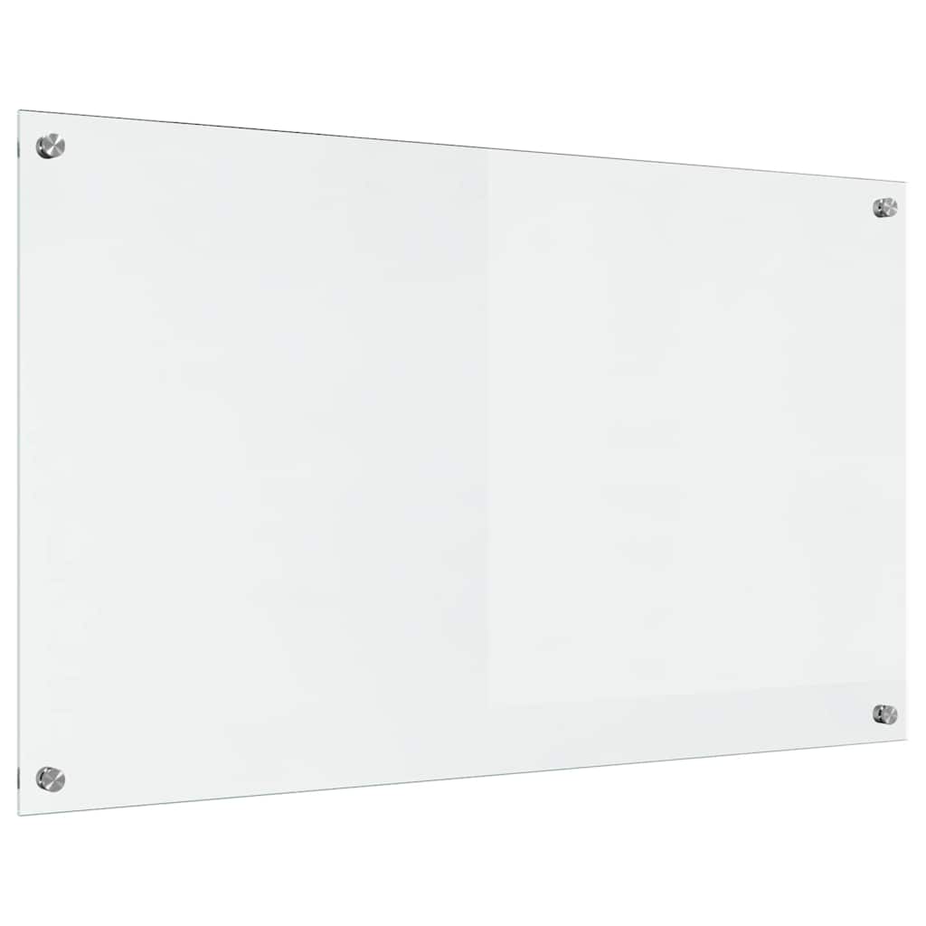 Vidaxx paroi arrière de cuisine transparente 100 x 60 cm verre trempé