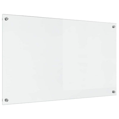 Vidaxx paroi arrière de cuisine transparente 100 x 60 cm verre trempé