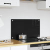 Vidaxx paroi arrière de cuisine noir 70 x 40 cm verre trempé