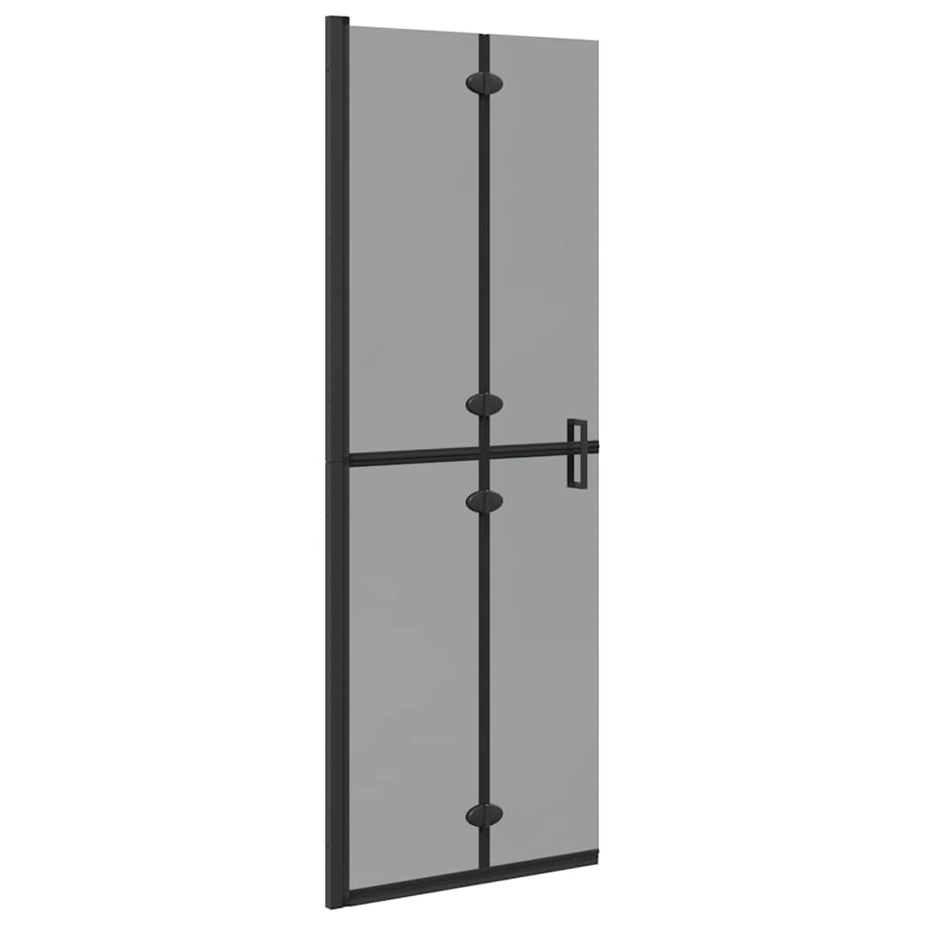 Mur de douche à l'italienne Vidaxx noir 90 x 6,5 x 190 cm