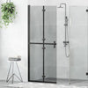 Mur de douche à l'italienne Vidaxx noir 90 x 6,5 x 190 cm
