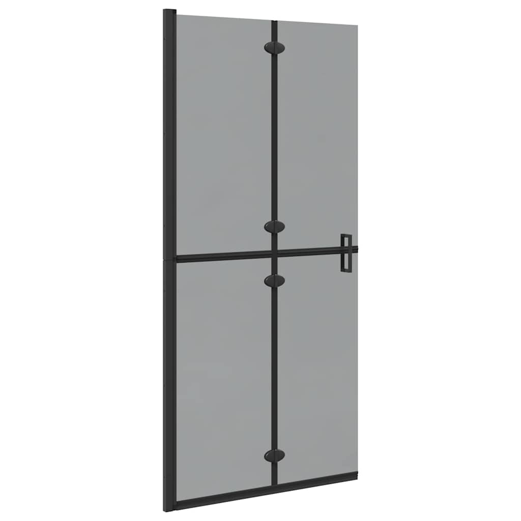Mur de douche à l'italienne Vidaxx noir 90 x 6,5 x 190 cm