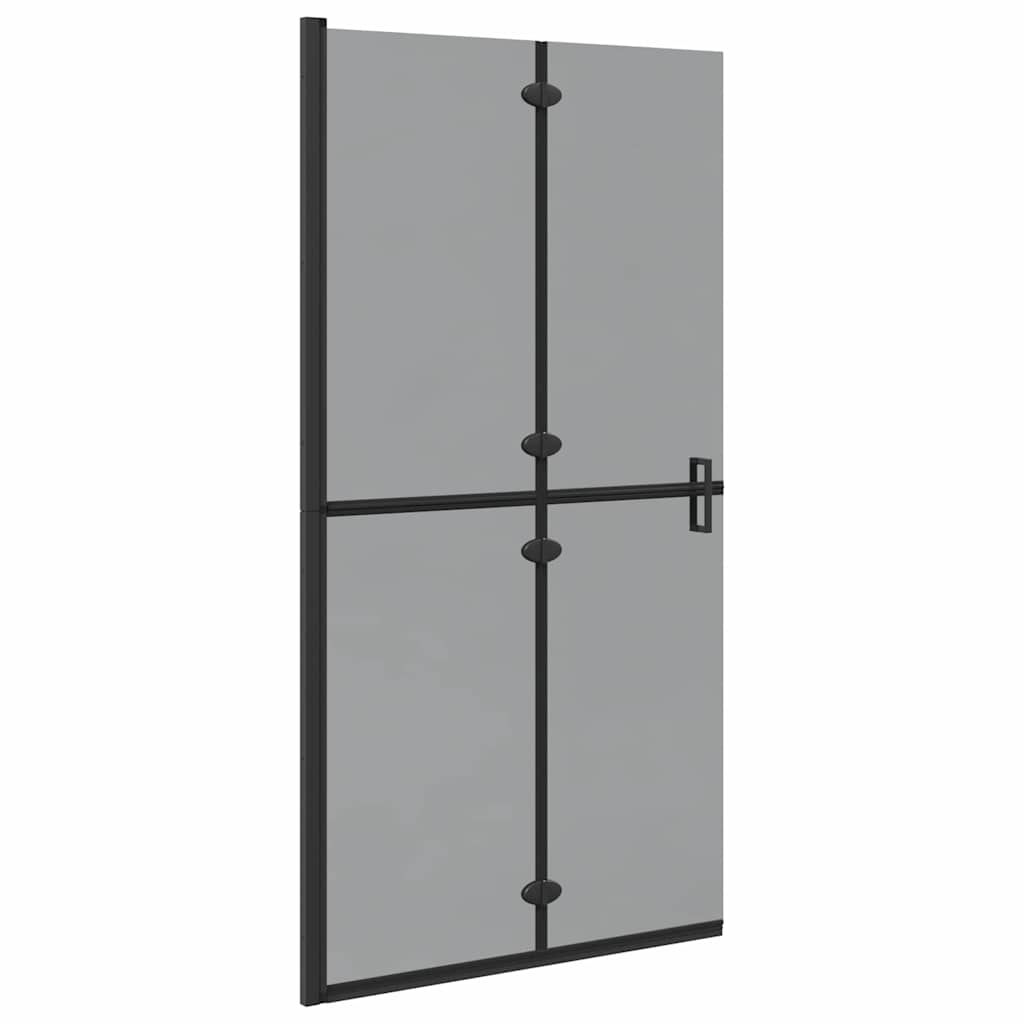 Mur de douche à l'italienne Vidaxx noir 90 x 6,5 x 190 cm