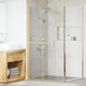 Vidaxx paroi de douche à l'italienne or 90 x 6,5 x 190 cm