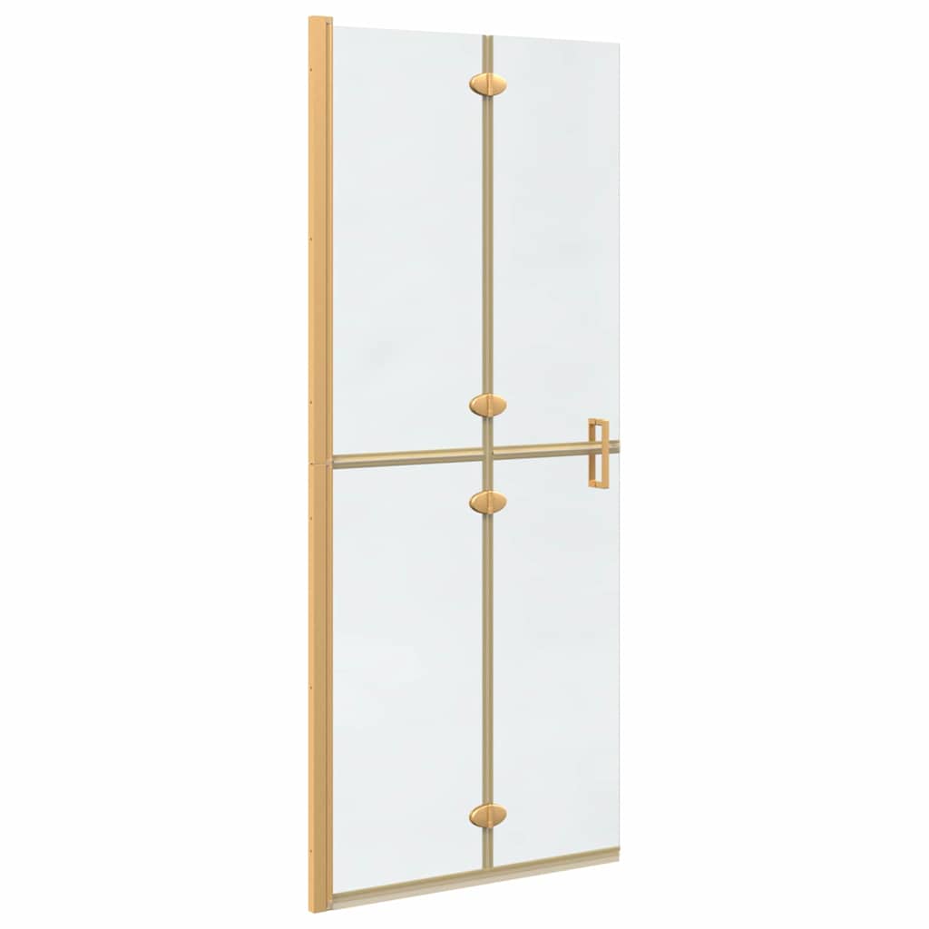 Vidaxx paroi de douche à l'italienne or 90 x 6,5 x 190 cm
