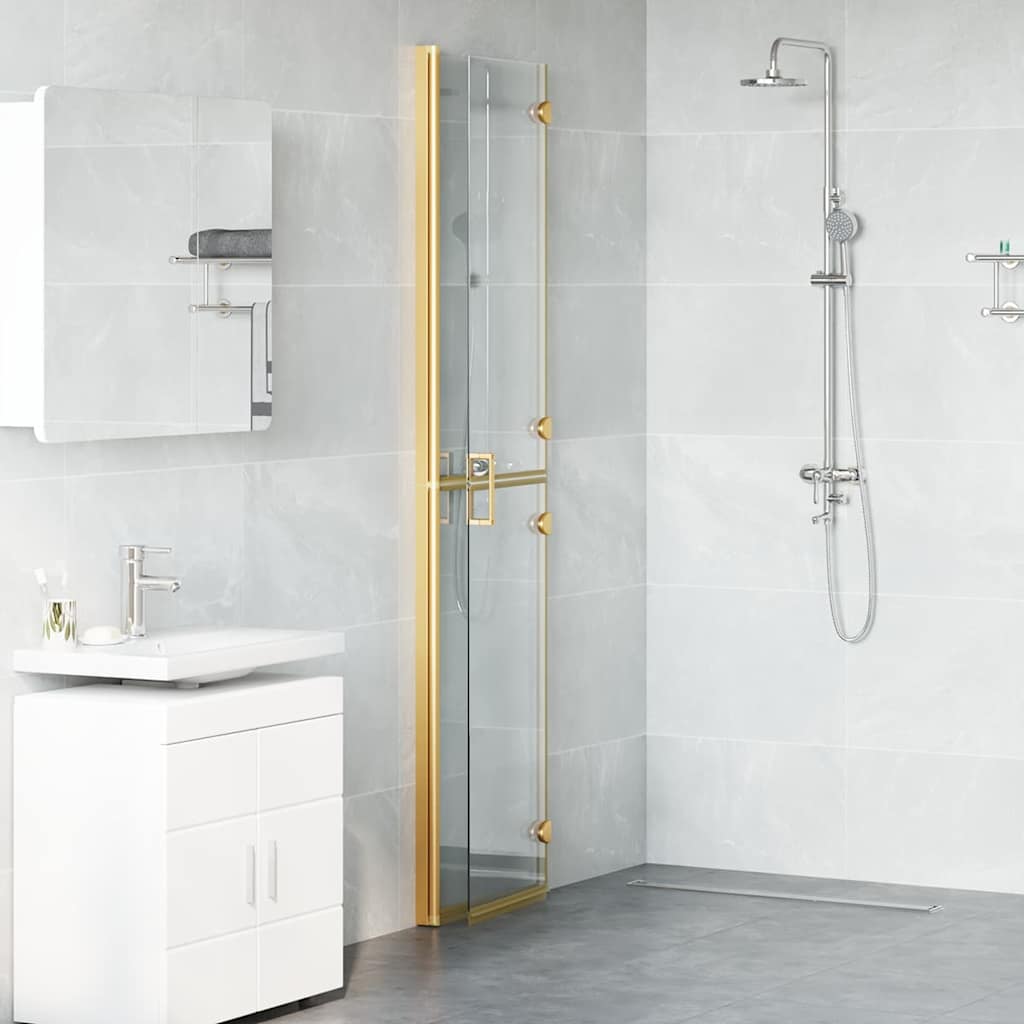 Vidaxx paroi de douche à l'italienne or 90 x 6,5 x 190 cm