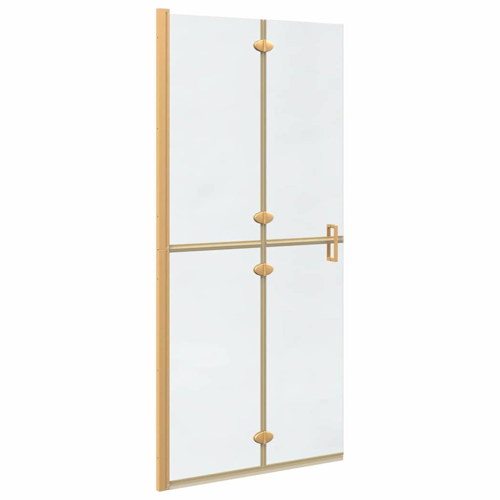 Vidaxx paroi de douche à l'italienne or 90 x 6,5 x 190 cm