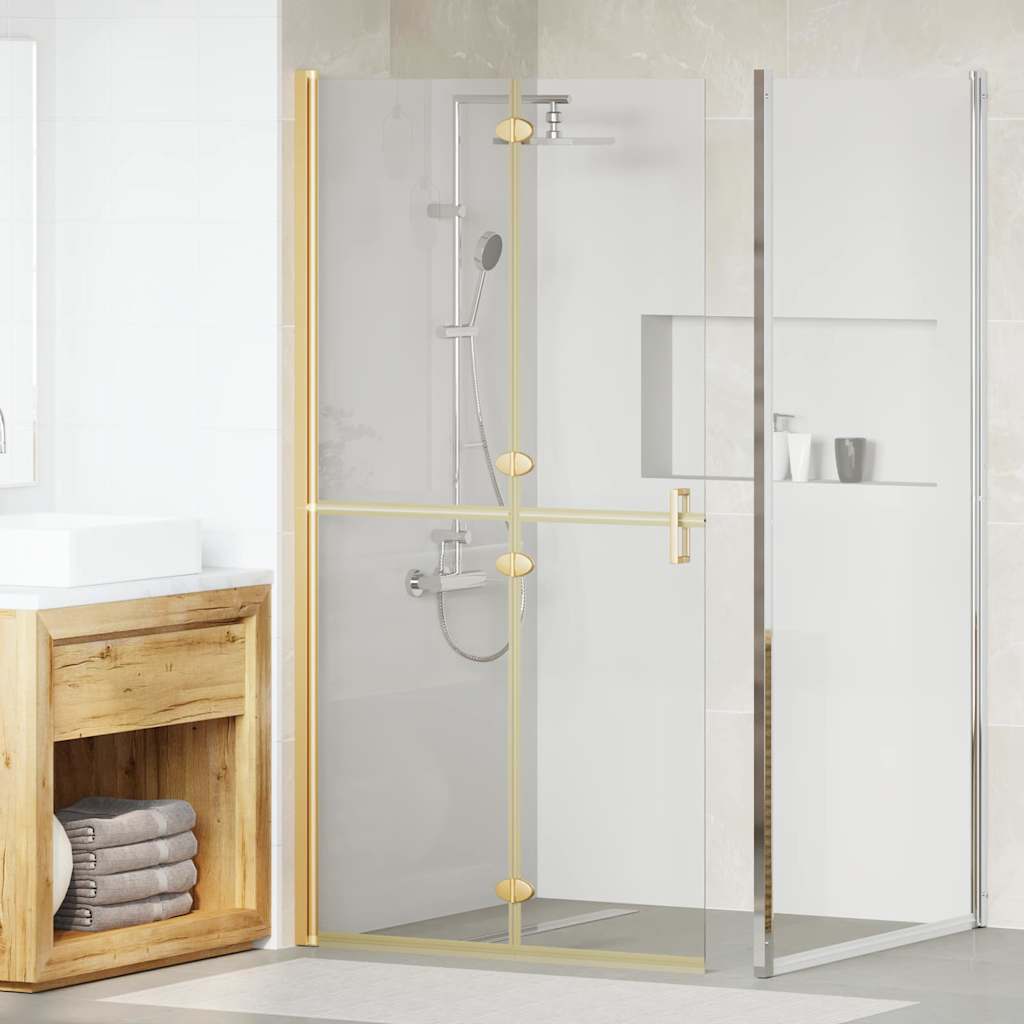 Vidaxx paroi de douche à l'italienne or 90 x 6,5 x 190 cm