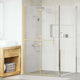 Vidaxx paroi de douche à l'italienne or 90 x 6,5 x 190 cm
