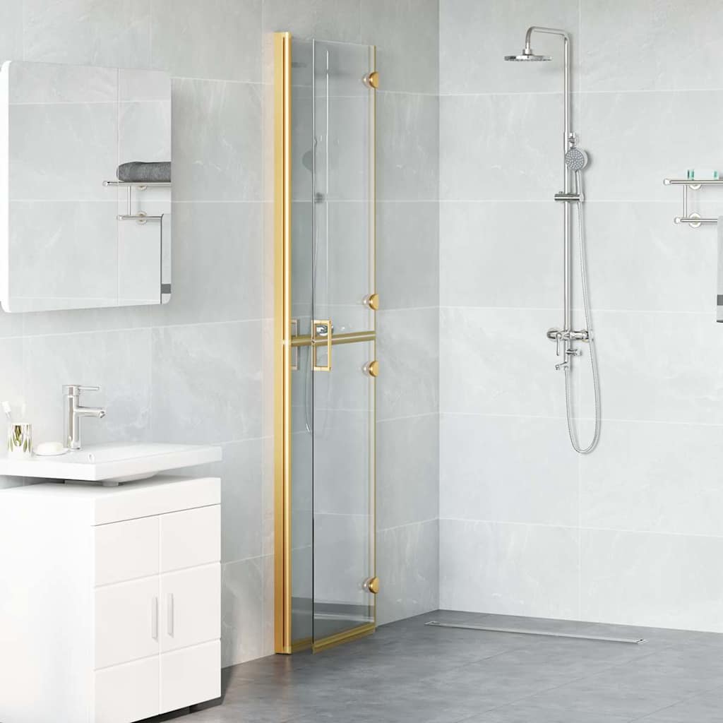 Vidaxx paroi de douche à l'italienne or 90 x 6,5 x 190 cm