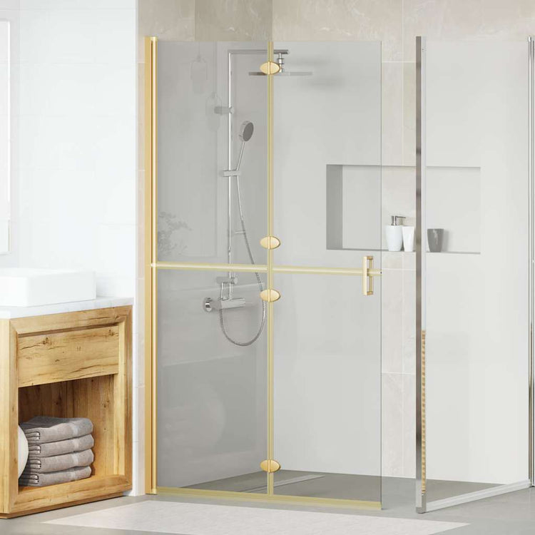 Vidaxx paroi de douche à l'italienne or 90 x 6,5 x 190 cm