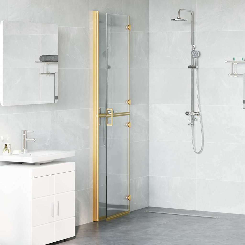 Vidaxx paroi de douche à l'italienne or 90 x 6,5 x 190 cm