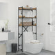 Vidaxx étagère pour machine à laver chêne artisanal 67 x 25 x 163 cm bois d'ingénierie