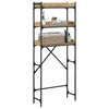 Vidaxx étagère pour machine à laver chêne artisanal 67 x 25 x 163 cm bois d'ingénierie