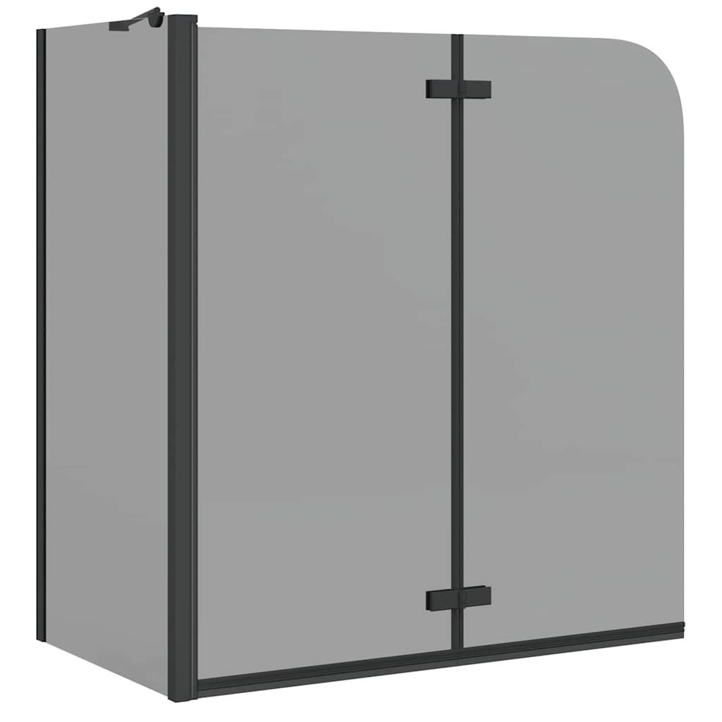 Paroi de douche Vidaxx noir 120 x 68 x 130 cm verre ESG et aluminium