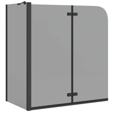 Paroi de douche Vidaxx noir 120 x 68 x 130 cm verre ESG et aluminium