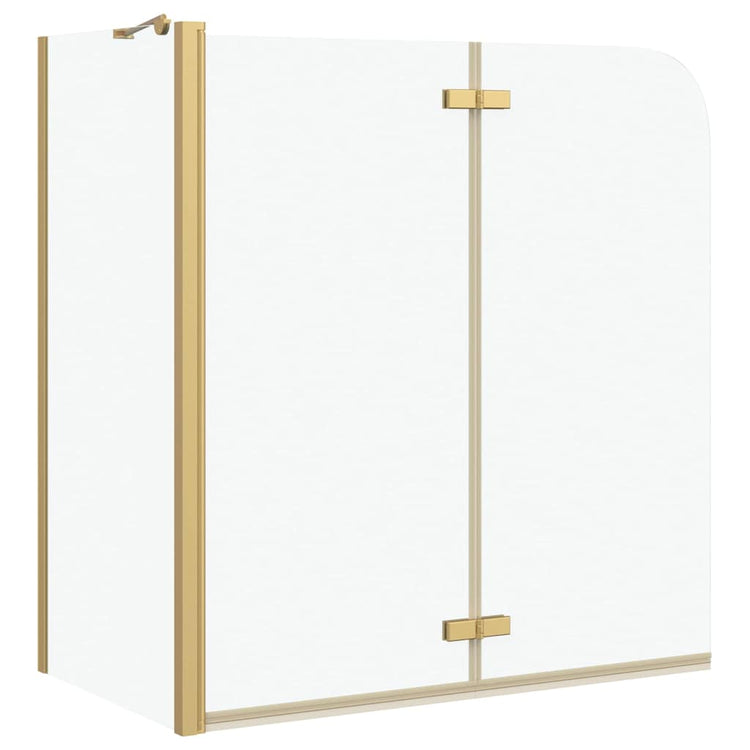Paroi de douche Vidaxx or 120 x 68 x 130 cm verre ESG et aluminium
