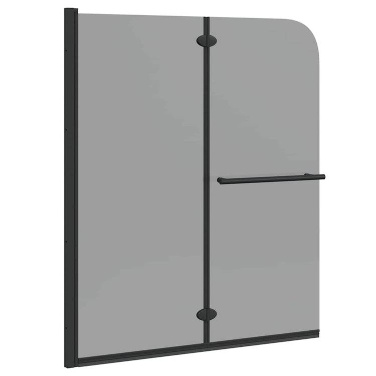 Cabine de douche Vidaxx noire 95 x 140 cm verre ESG et aluminium