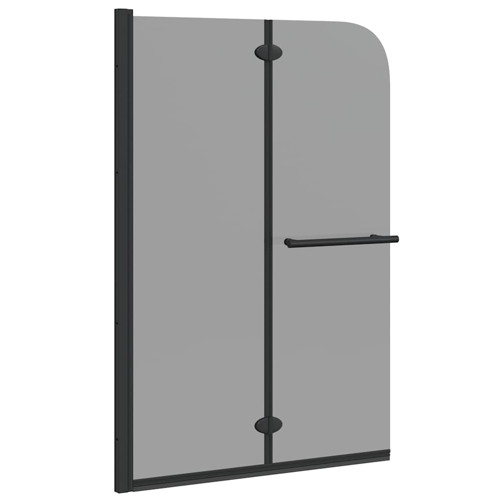 Paroi de douche Vidaxx noir 120 x 140 cm verre ESG et aluminium