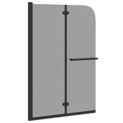 Paroi de douche Vidaxx noir 120 x 140 cm verre ESG et aluminium