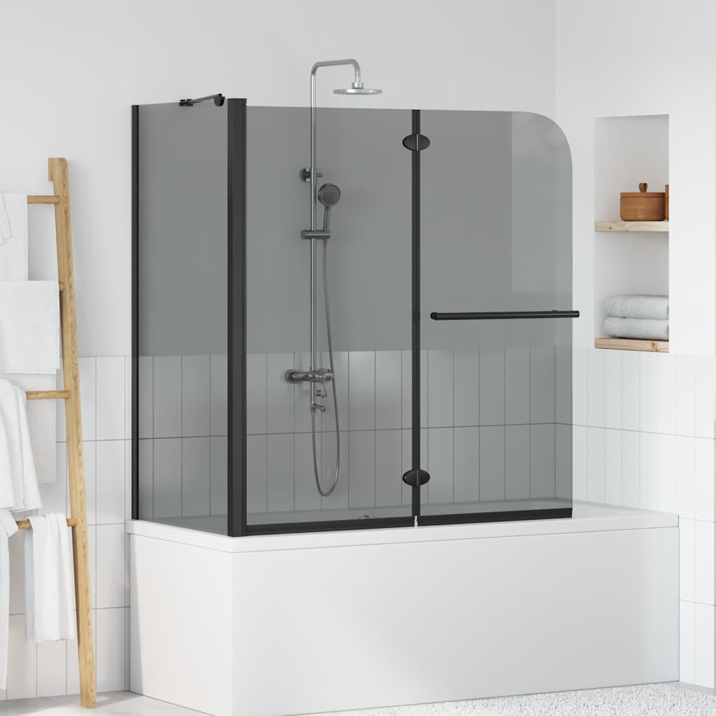 Vidaxx cabine de douche pliante foncé transparent 120 x 67 x 129 cm