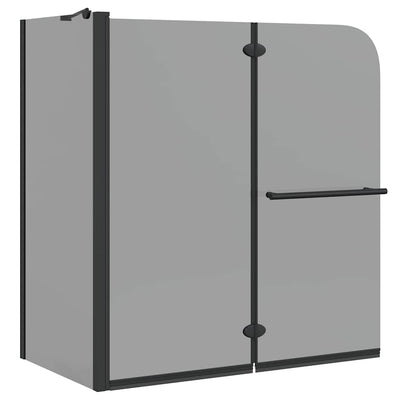 Vidaxx cabine de douche pliante foncé transparent 120 x 67 x 129 cm