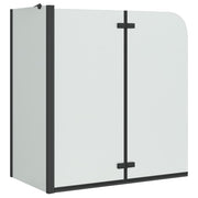 Paroi de douche Vidaxx noir 120 x 68 x 130 cm verre ESG et aluminium - afbeelding 2