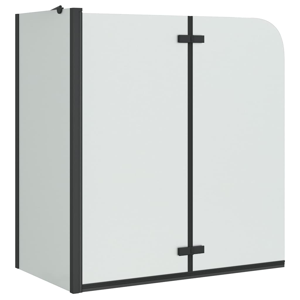Paroi de douche Vidaxx noir 120 x 68 x 130 cm verre ESG et aluminium