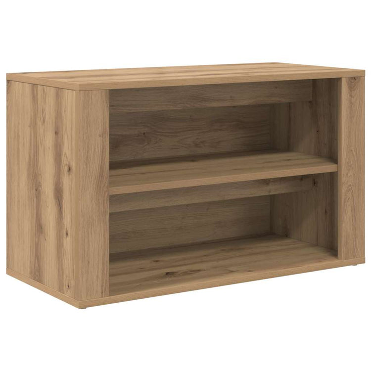 Vidaxl étagère à chaussures avec étagère artisanale couleur chêne 75 x 35 x 45 cm