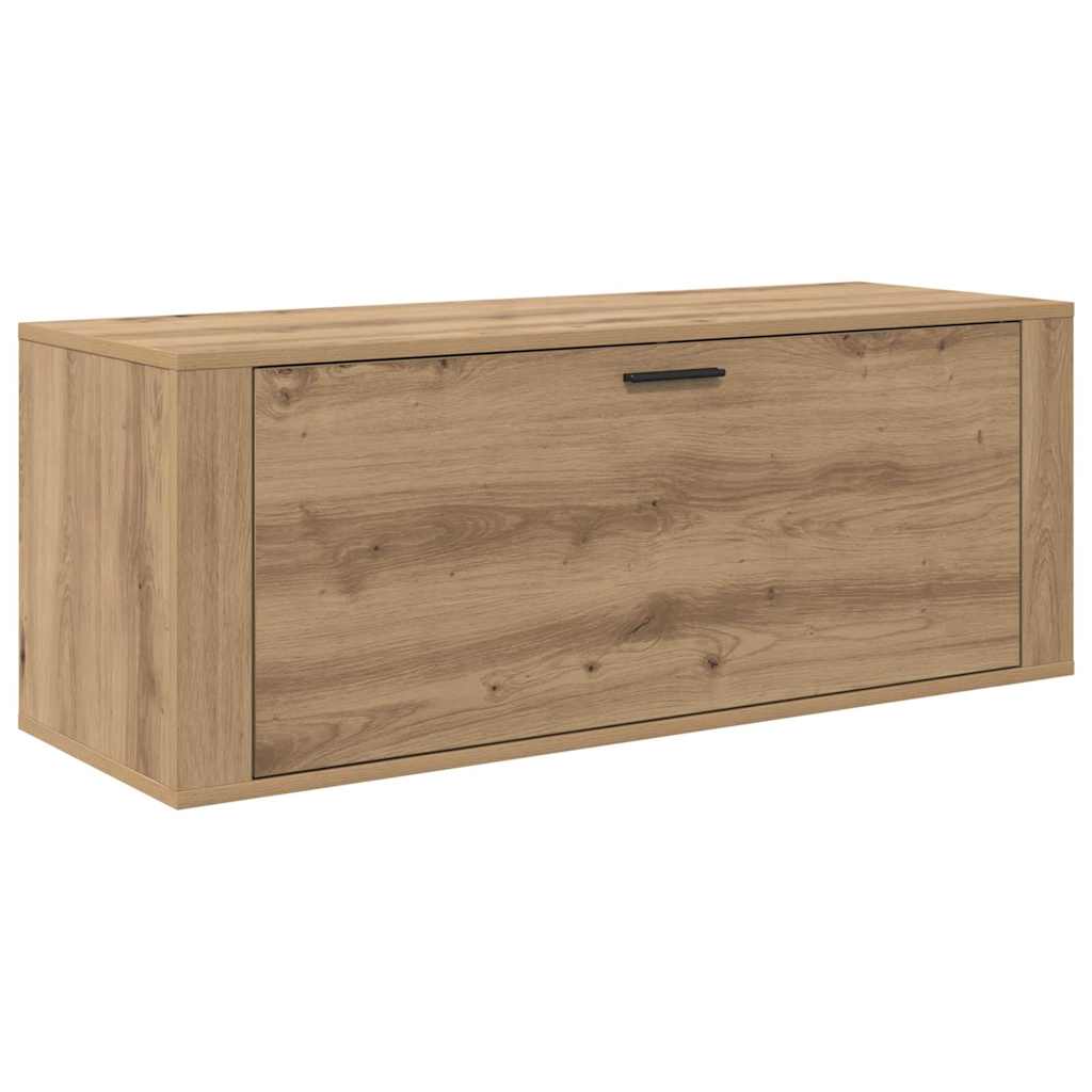 VidaXL meuble à chaussures avec étagère, chêne artisanal, 100 x 35 x 38 cm