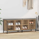 Vidaxx meuble à chaussures avec étagère chêne artisanal 131 x 35 x 50 cm