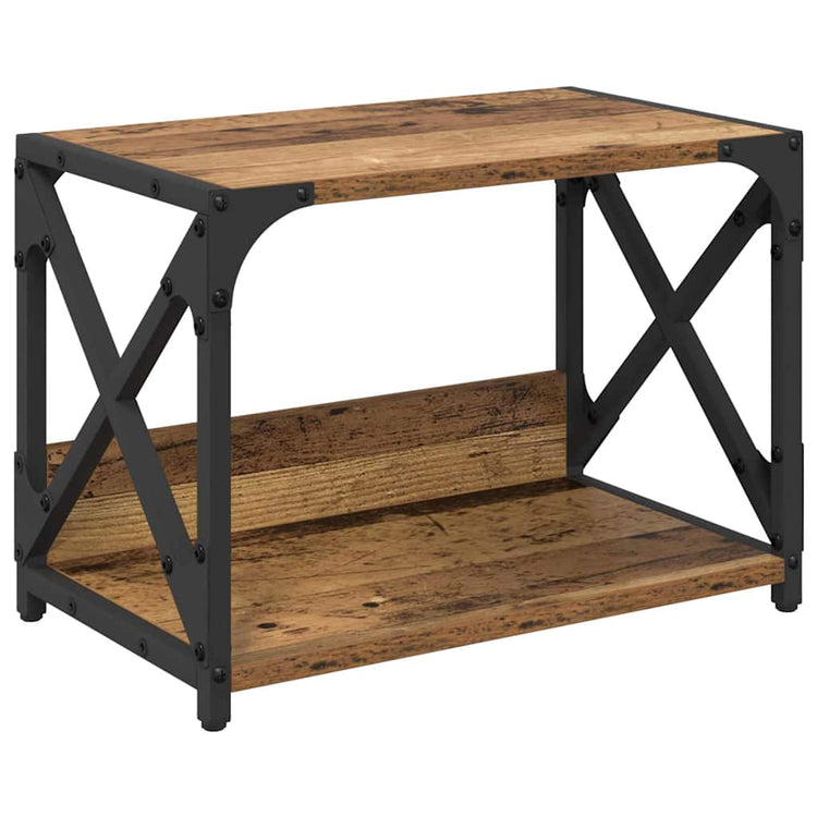 Vidaxxl support d'imprimante vieux bois 44 x 26 x 31,5 cm bois traité