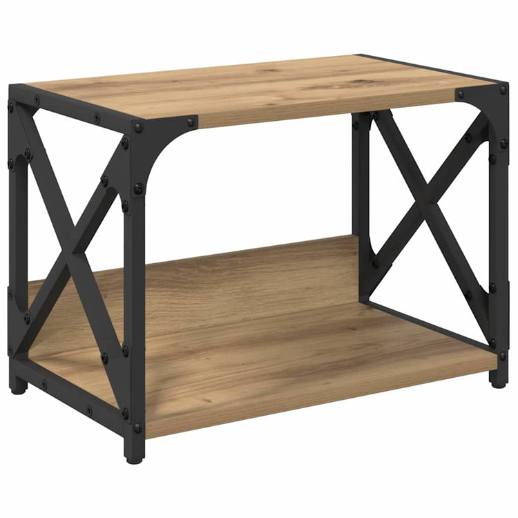 Vidaxxl support d'imprimante chêne artisanal 44 x 26 x 31,5 cm bois d'ingénierie