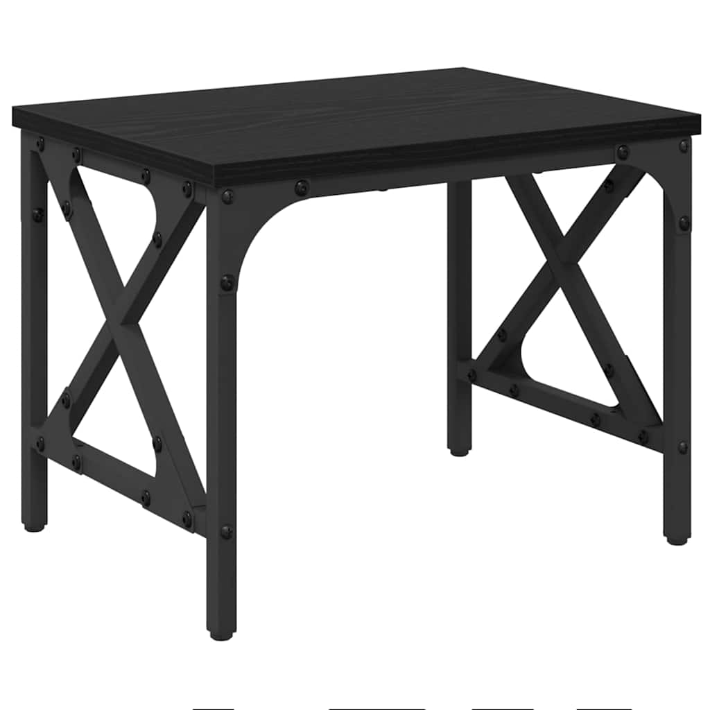 Vidaxxl support d'imprimante chêne noir 40 x 30 x 31 cm bois d'ingénierie