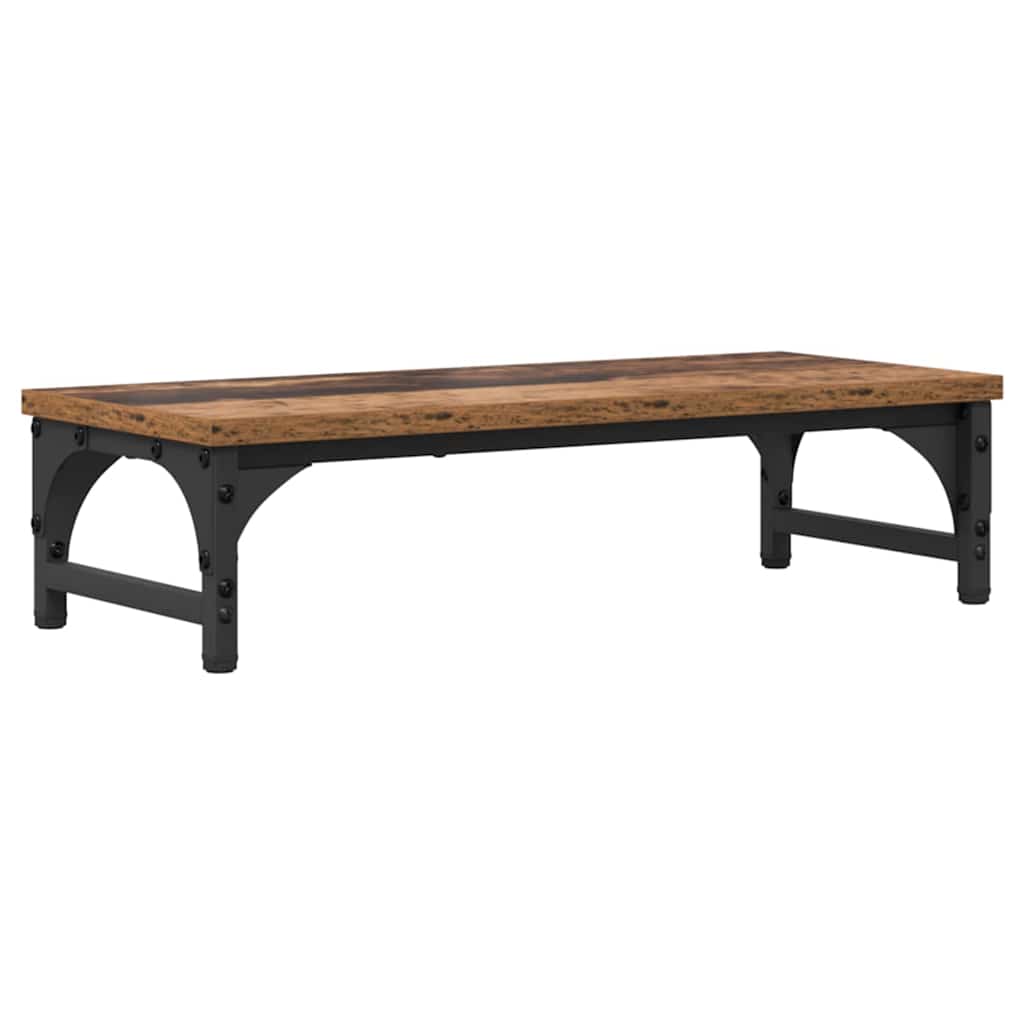 Vidaxxl support pour moniteur vieux bois 55 x 23 x 14 cm bois traité