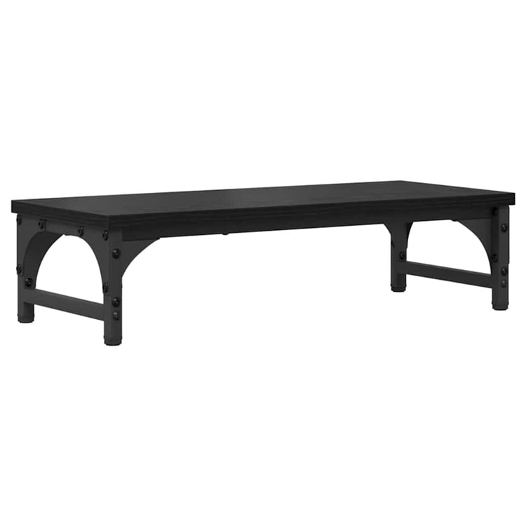 Vidaxxl support pour moniteur chêne noir 55 x 23 x 14 cm bois fini
