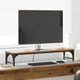 Vidaxxl support pour moniteur vieux bois 85 x 23 x 15,5 cm bois traité