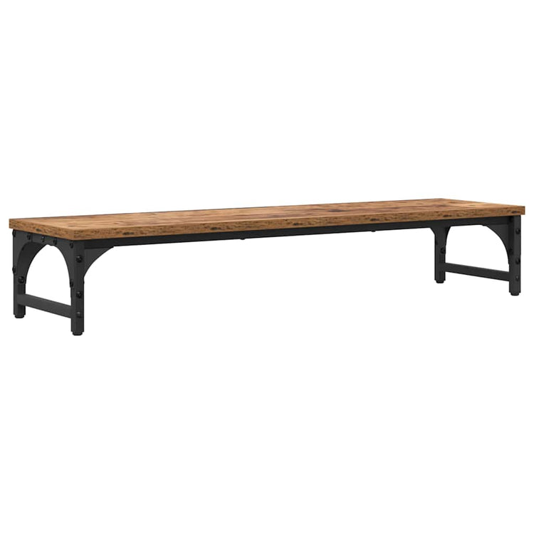 Vidaxxl support pour moniteur vieux bois 85 x 23 x 15,5 cm bois traité