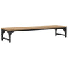 VidaXL support pour moniteur chêne artisanal 85 x 23 x 15,5 cm bois d'ingénierie
