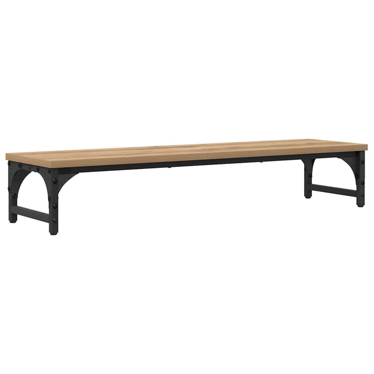 VidaXL support pour moniteur chêne artisanal 85 x 23 x 15,5 cm bois d'ingénierie