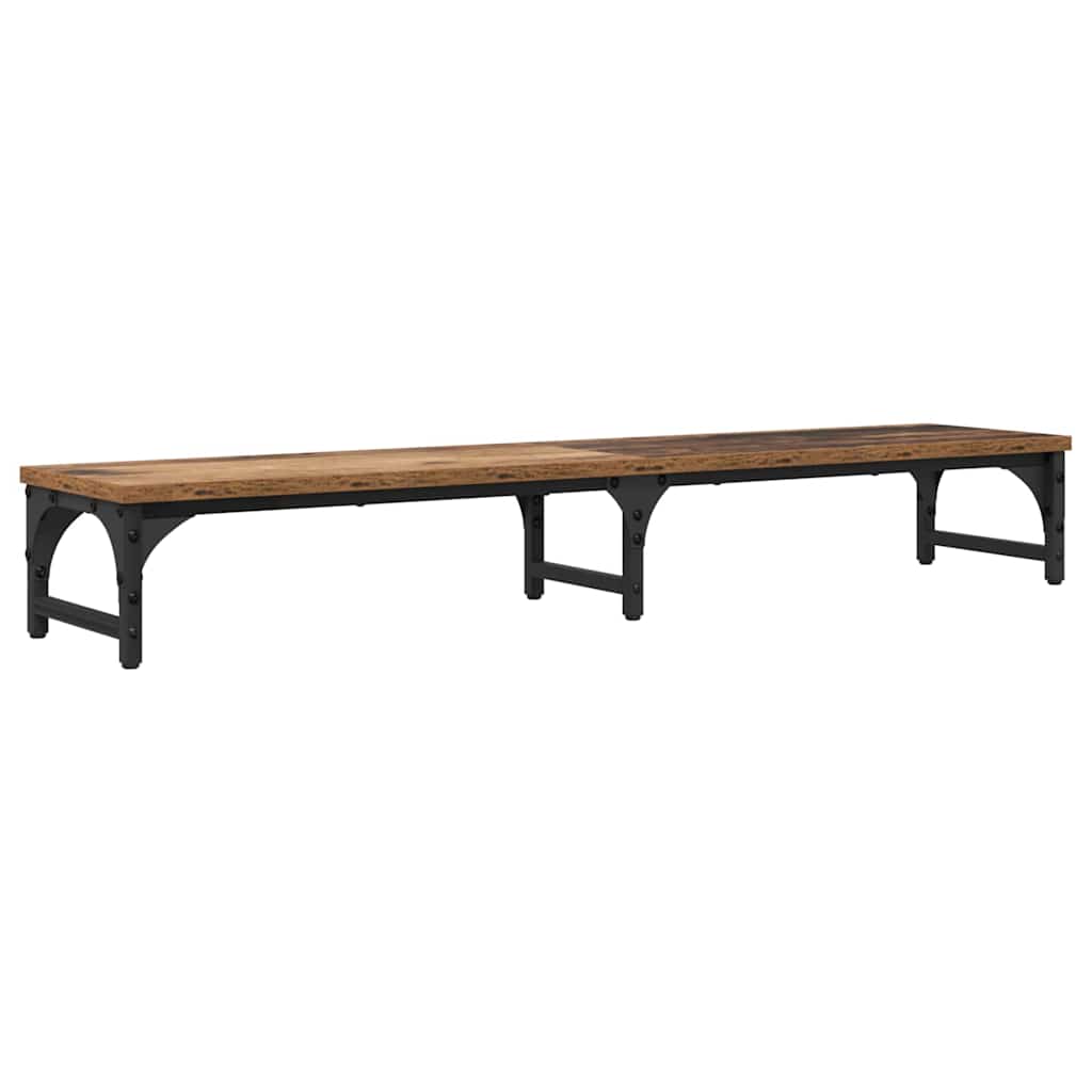 Vidaxxl support pour moniteur vieux bois 105 x 23 x 15,5 cm bois traité