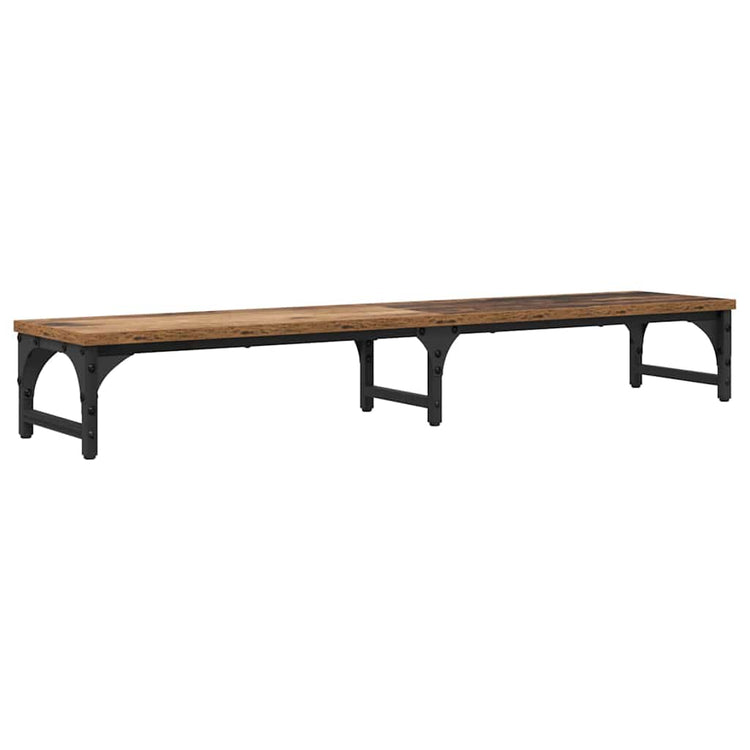 Vidaxxl support pour moniteur vieux bois 105 x 23 x 15,5 cm bois traité