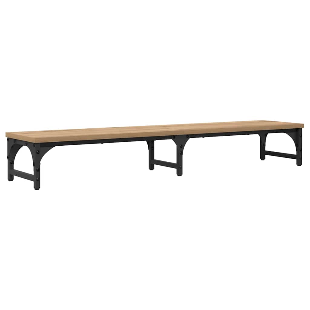 Vidaxxl support pour écran chêne artisanal 105 x 23 x 15,5 cm bois d'ingénierie