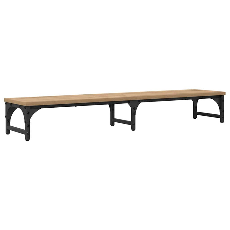 Vidaxxl support pour écran chêne artisanal 105 x 23 x 15,5 cm bois d'ingénierie