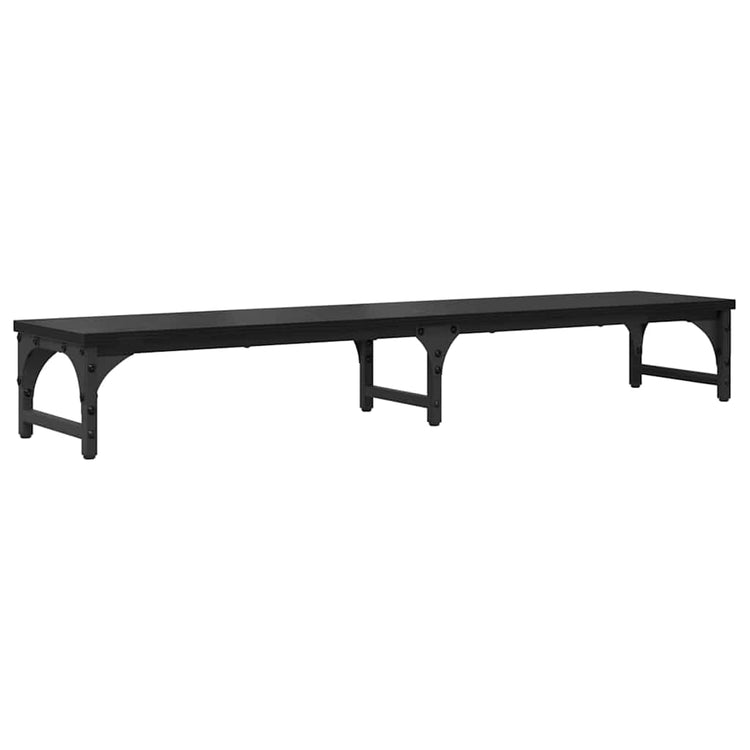 Vidaxxl support pour écran chêne noir 105 x 23 x 15,5 cm bois d'ingénierie